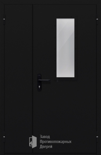 Фото двери «Полуторная со стеклом №24» в Фрязино