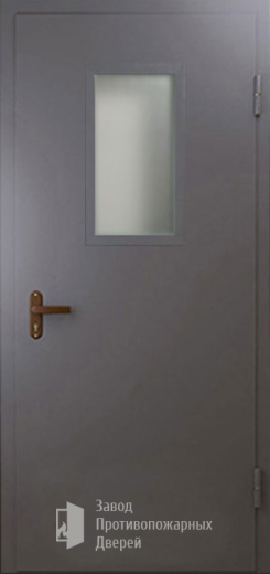 Фото двери «Техническая дверь №4 однопольная со стеклопакетом» в Фрязино