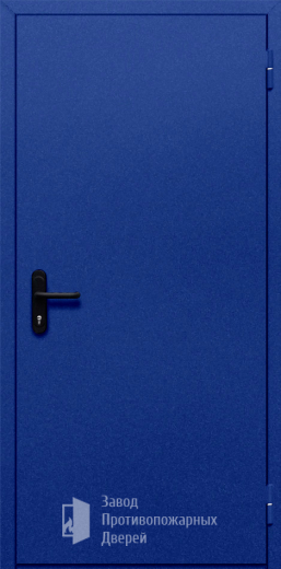 Фото двери «Однопольная глухая (синяя)» в Фрязино