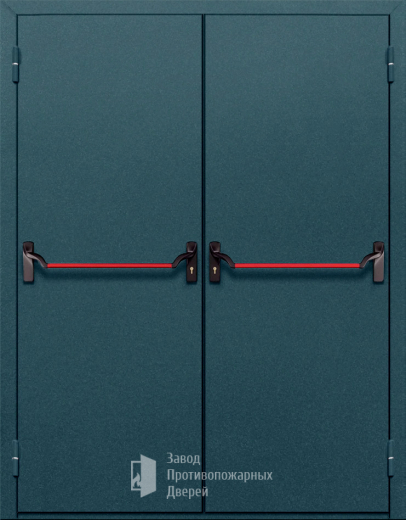 Фото двери «Двупольная глухая с антипаникой №17» в Фрязино