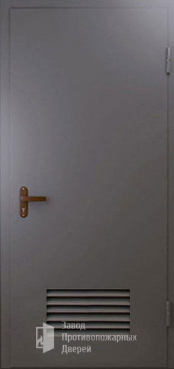 Фото двери «Техническая дверь №3 однопольная с вентиляционной решеткой» в Фрязино