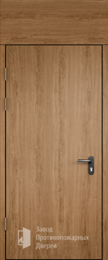 Фото двери «МДФ однопольная с фрамугой №28» в Фрязино