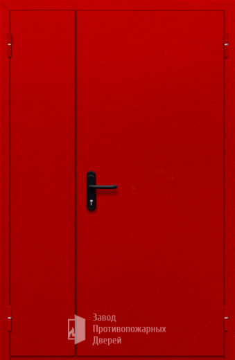Фото двери «Полуторная глухая (красная)» в Фрязино