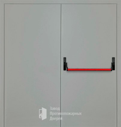 Фото двери «Двупольная глухая с антипаникой (2 створки) EI-30» в Фрязино