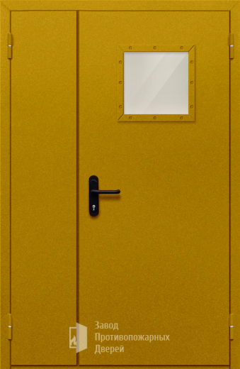 Фото двери «Полуторная со стеклом №85» в Фрязино