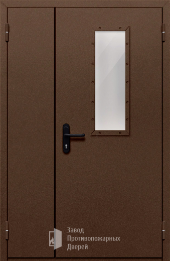 Фото двери «Полуторная со стеклом №28» в Фрязино