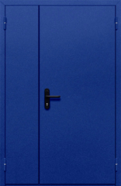Фото двери «Полуторная глухая (синяя)» в Фрязино