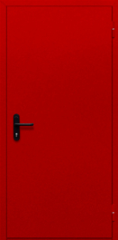 Фото двери «Однопольная глухая (красная)» в Фрязино