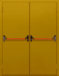 Фото двери «Двупольная глухая с антипаникой №15» в Фрязино