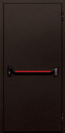 Фото двери «Однопольная глухая с антипаникой №410» в Фрязино