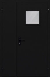 Фото двери «Полуторная со стеклом №84» в Фрязино