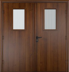 Фото двери «Двупольная МДФ со стеклом EI-30» в Фрязино