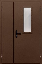 Фото двери «Полуторная со стеклом №28» в Фрязино