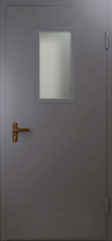 Фото двери «Техническая дверь №4 однопольная со стеклопакетом» в Фрязино