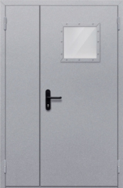 Фото двери «Полуторная со стеклопакетом» в Фрязино