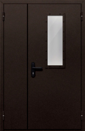 Фото двери «Полуторная со стеклом №210» в Фрязино