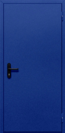 Фото двери «Однопольная глухая (синяя)» в Фрязино